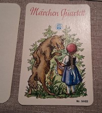 Vecchio Gioco Mazzo 38 carte  SCHMID FIABE scatola Senza Coperchio Vedi Foto