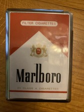 Porta Sigarette E Accendino Marlboro In Latta