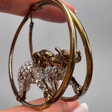 Orecchini a cerchio vintage