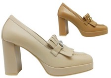 Scarpe donna Nero Giardini E409462D mocassino casual elegante tacco medio italy