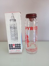Biberon Pyrex in vetro vintage nuovo mai usato