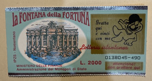 Gratta vinci lotteria - vinci,