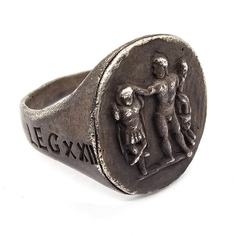 Anello argento 100 antico - argento, d.c.