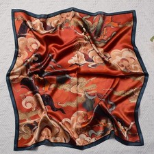 Sciarpa quadrata 27" 100% seta