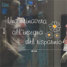 adesivi saldi sconti primavera