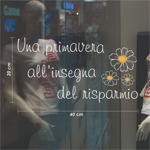 Adesivi saldi sconti primavera - saldi,