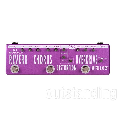Rc5 pedale multieffetto - 5-in-1,
