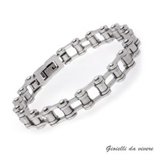 Acciaio catena bracciale moto - acciaio,