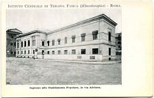 Primi '900 Istituto Centrale Terapia Fisica Roma Ingresso via Adriana FP B/N