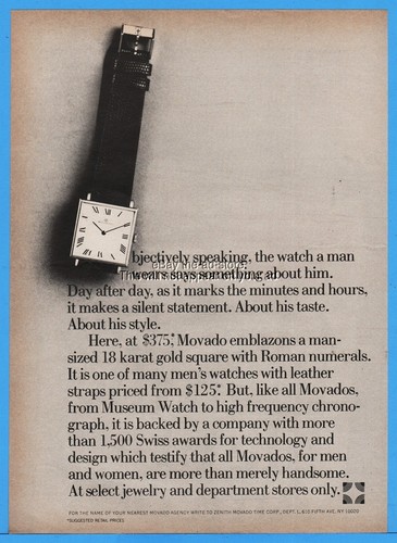 1974 zenith movado - 1974, time