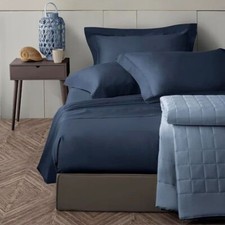 Completo matrimoniale in rasatello di puro cotone