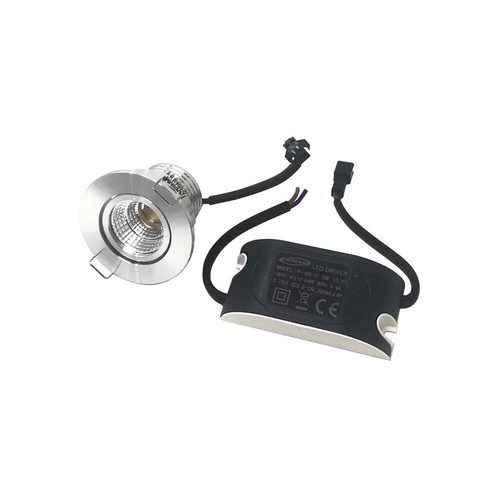 Faretto led cob - 3w, incasso