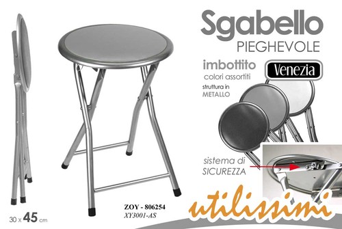 Sgabello pieghevole portatile - sgabello,