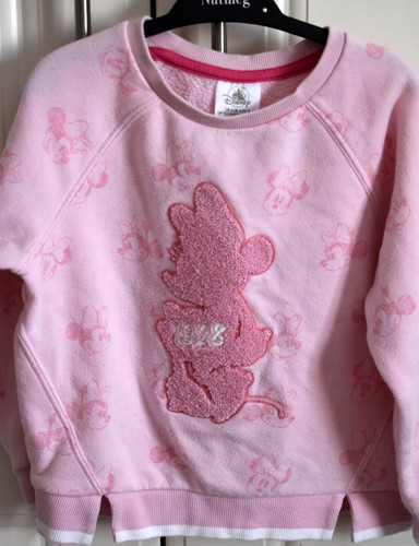 Felpa rosa disney store minnie - felpa,
