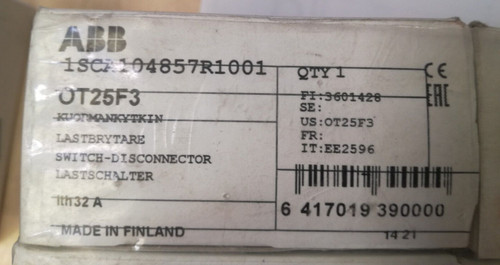 Abb ot25f3 interruttore - abb,