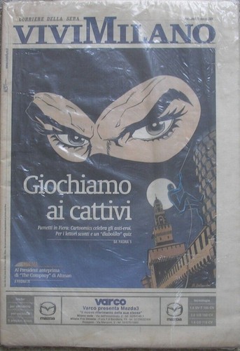 Diabolik copertina del - copertina,