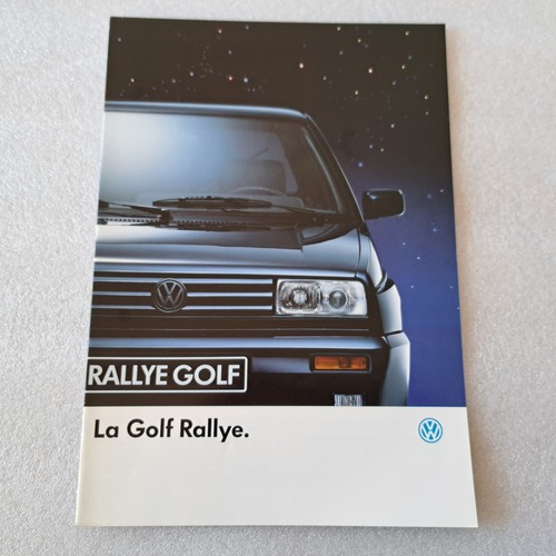 1989 brochure golf - vw,