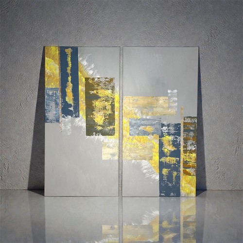 Quadro moderno dipinto mano - dipinto,