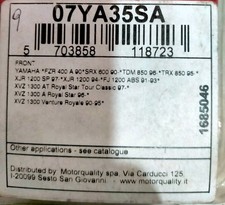 07YA35.SA COPPIA PASTIGLIE FRENO ANTERIORE BREMBO ROSSE YAMAHA