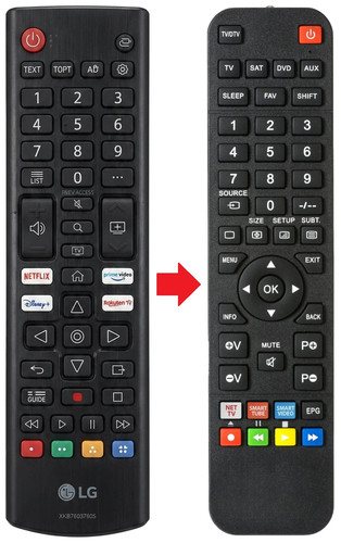 Telecomando adatto per - , lg