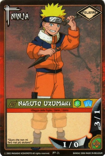 Naruto card game - card,