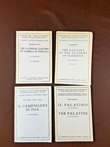 Early italian guidebooks - 4x,