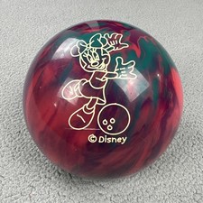 Disney Brunswick Minnie Mouse 8 libbre 5 oz palla da bowling cosmica per bambini made USA FMV0391