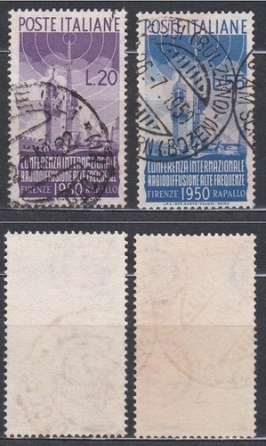 Italia 1950 radiodiffusione - italia,