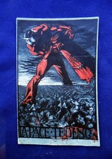 1918 rara CARTOLINA militare WW1 Franchigia Censura "La Pace Tedesca" Canevari