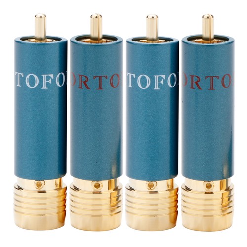 4pcs audiophilo connettore - audiophilo, rca