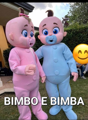 Mascotte bimbo bimba deluxe - bimba,