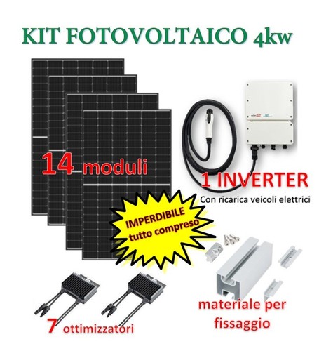 Kit fotovoltaico longi 370w - longi, e