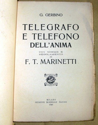 Futurismo gerbino f t - futurismo,