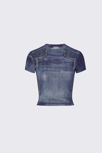 Liu t shirt cropped - liu,