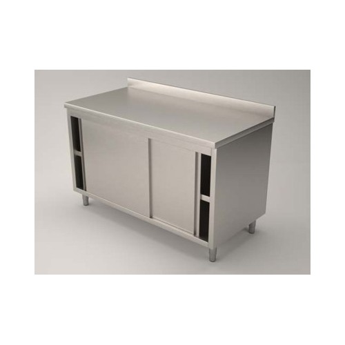 Tavolo 130x100x85 acciaio inox