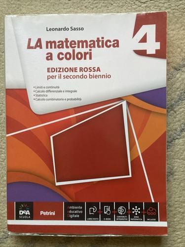 Matematica colori 4 isbn - 4,