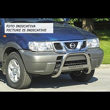 Bull Bar protezione anteriore inox lucido 60mm per Nissan Terrano dal 2000