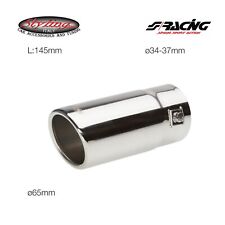 TERMINALE DI SCARICO MARMITTA SPORTIVO TUNING ROTONDO INOX SIMONI RACING TRX/08