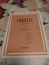 Corelli 12 Sonate Op V Per Violino e Pianoforte Parte 2 Libro Spartiti