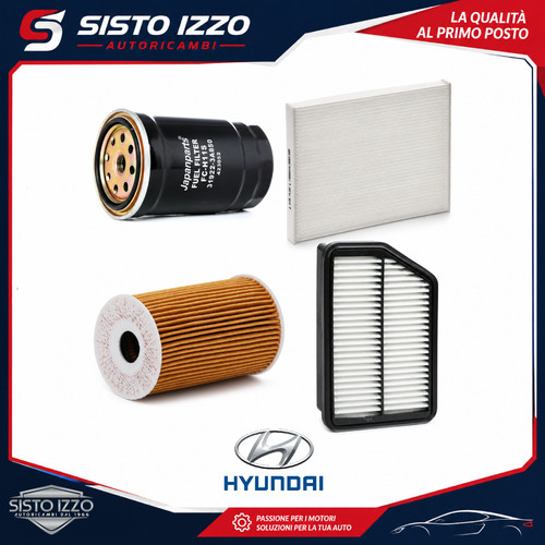 Kit filtri tagliando - kit, hyundai
