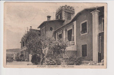 CARTOLINA POGGIO TULLIANO GROTTAFERRATA ROMA VILLA CICERONE  VG  1935