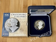 OFFERTA FINO AL 3/11- 10 EURO ARGENTO ITALIA 2019 CRISTOFORO COLOMBO-ESPLORATORI