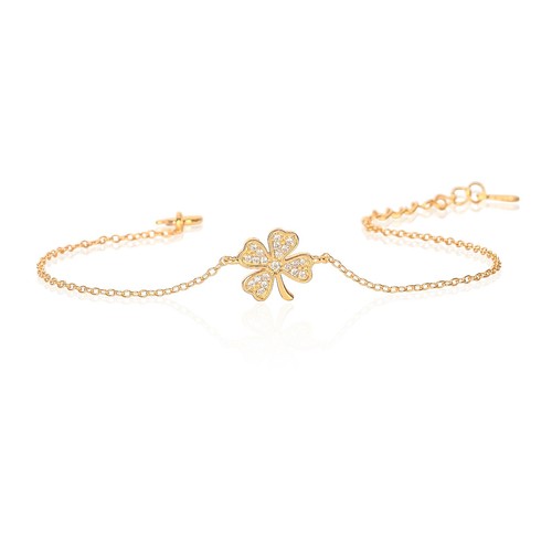 Bracciale donna quadrifoglio