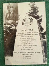 Cartolina Medaglia Oro Valore