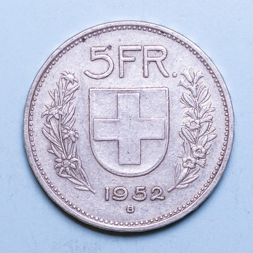 Svizzera franchi 1952 raro - svizzera, b
