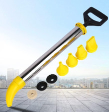 HaTur Pistola per Malta Pistola per Cemento Pompa per Malta Manuale con 5 ugelli