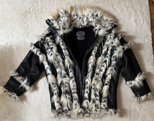 Veste cuir giambattista - cuir,