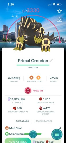 Shiny groudon chicago - bg,