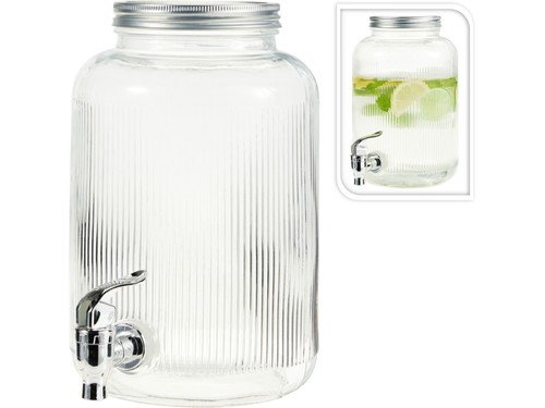Dispenser bevande vetro 4lt - dispenser,