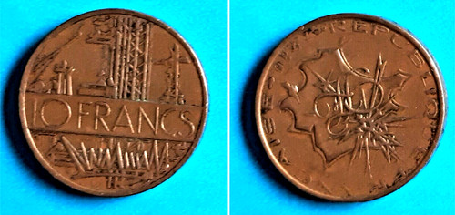 Francia moneta 10 - francia,